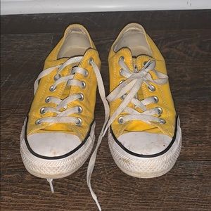 yellow converse